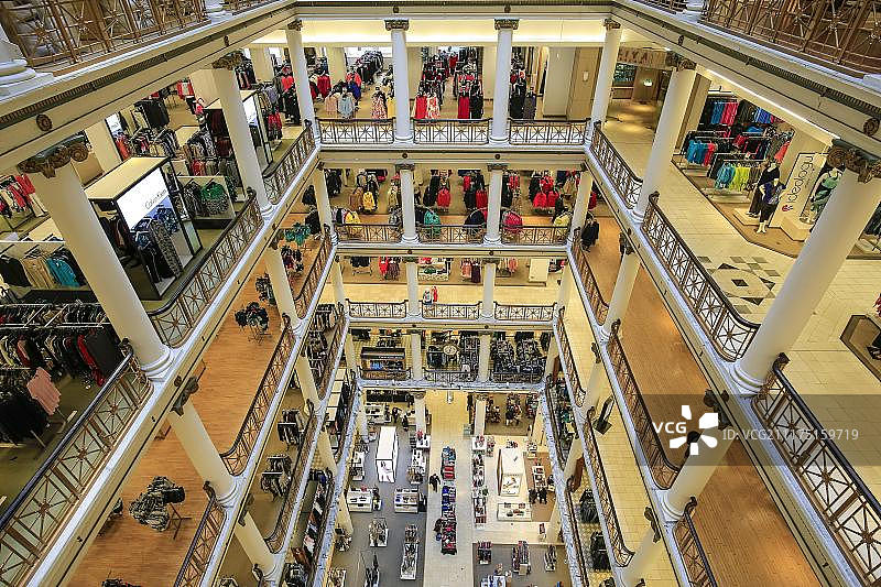 美国伊利诺伊州芝加哥麦西百货图片素材