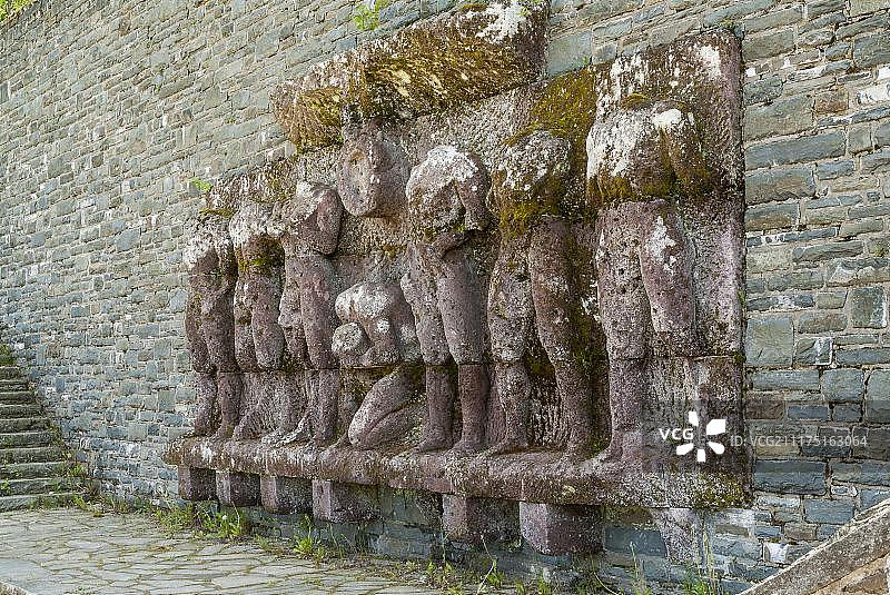 Ordensburg Vogelsang论坛的运动员浮雕图片素材