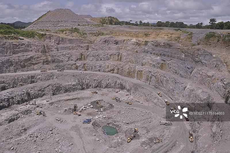 科伊杜有限公司“Koidu 1”钻石矿，塞拉利昂东部省图片素材