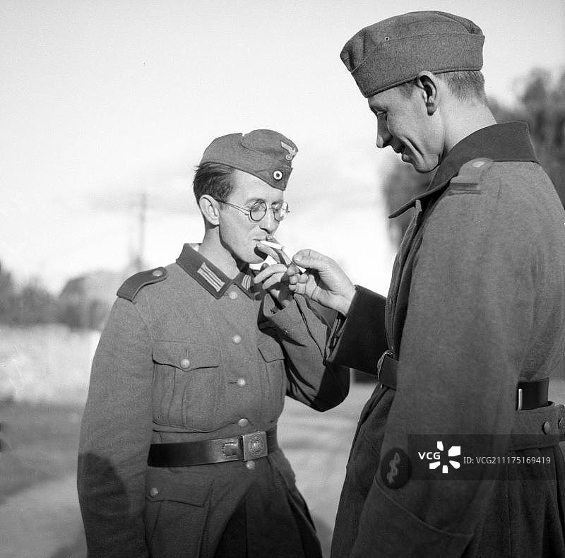 德国乌尔姆，国防军士兵训练图片素材