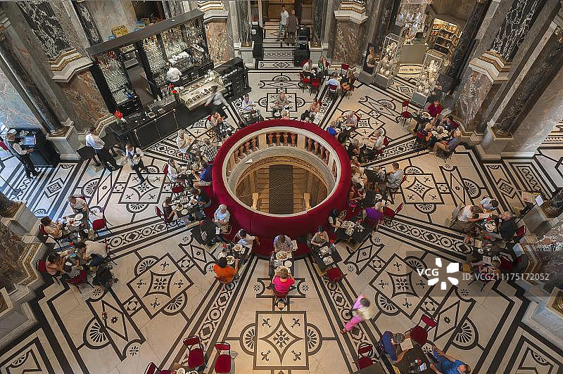 维也纳艺术史博物馆咖啡厅图片素材