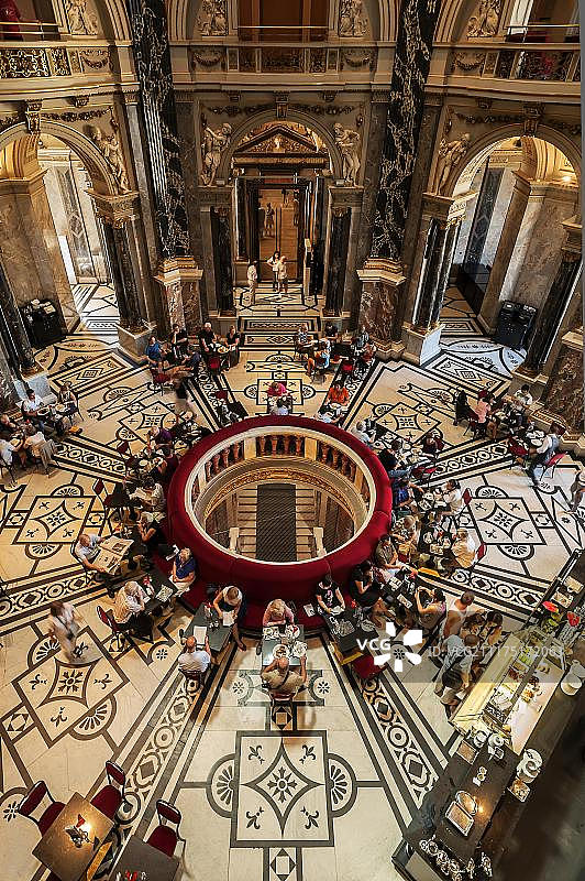 奥地利维也纳艺术史博物馆咖啡厅图片素材