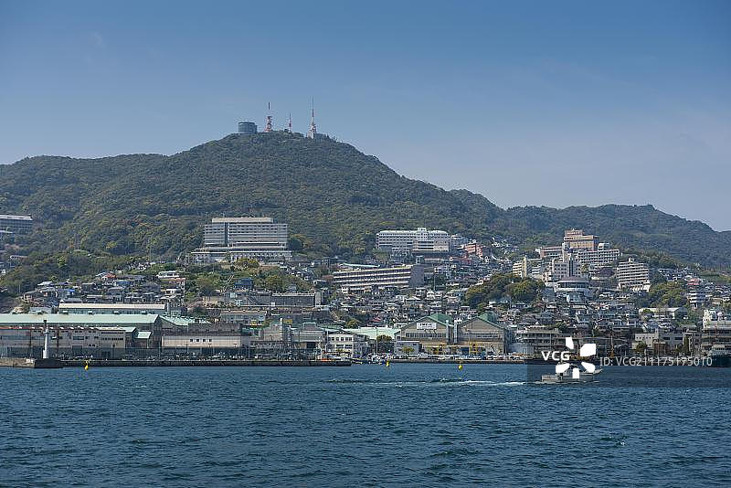 日本长崎港口，亚洲图片素材