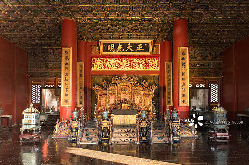 中国北京故宫乾清宫图片素材