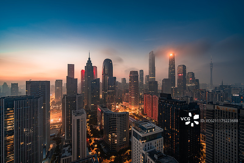 广州城市风光图片素材