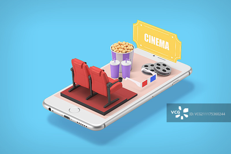 移动服务2.5D等距设计005图片素材