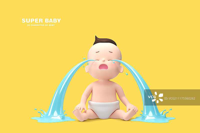 超级宝贝概念3D角色图片素材