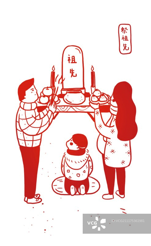 祭祖先图片素材