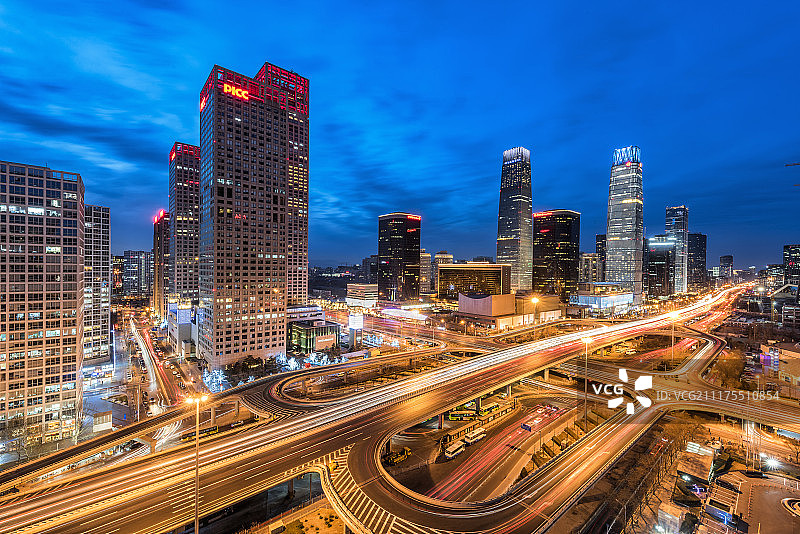 北京国贸桥国贸CBD图片素材