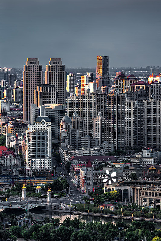 天津海河意式风情街图片素材