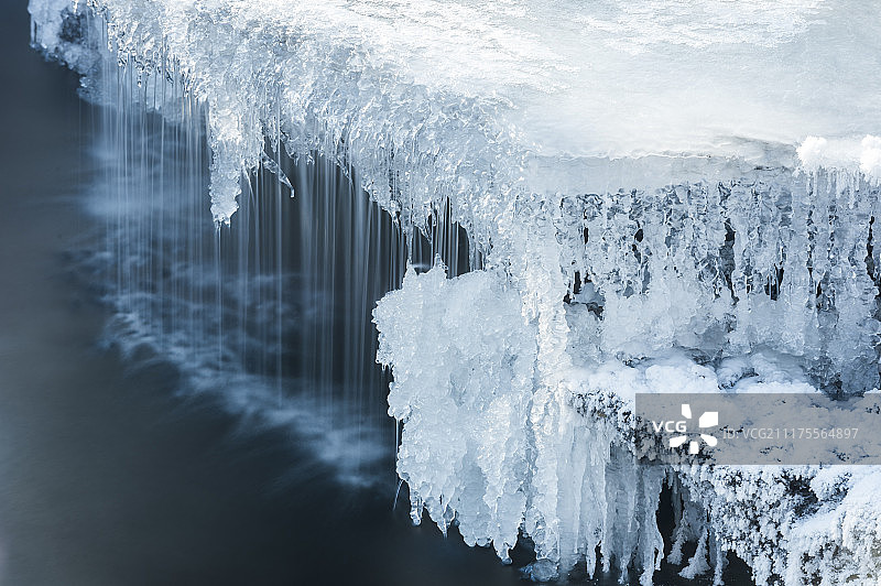 长白山冬季风光图片素材