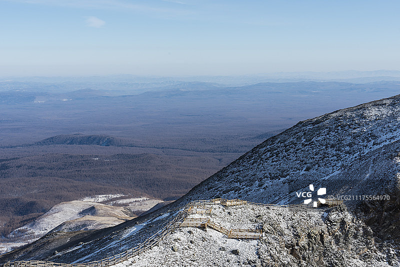 长白山冬季风光图片素材