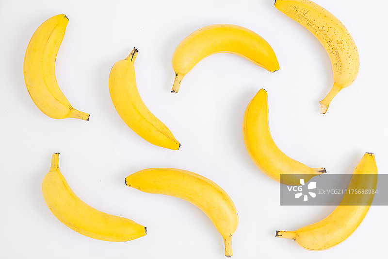 热带水果香蕉背景图案插画图片素材