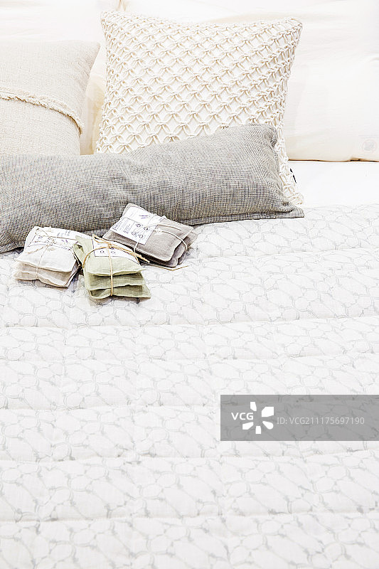 室内家居生活：房屋装饰、客厅、木质材料、样板房、花盆、卧室、床图片素材