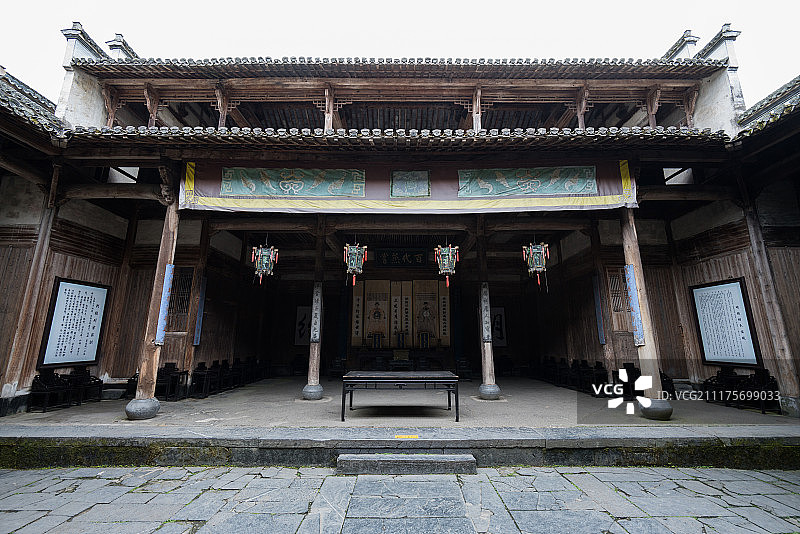 安徽西递敬爱堂图片素材