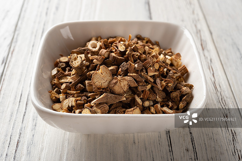 影棚拍摄中药柴胡特写图片素材