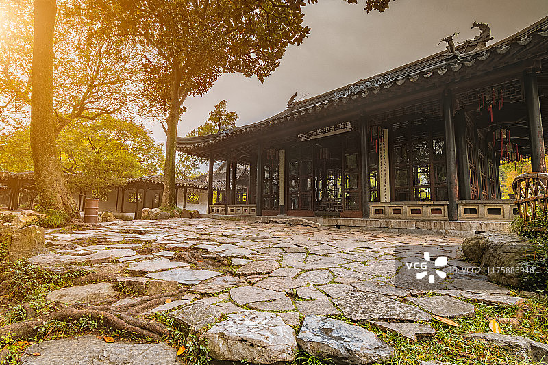 中国传统园林景观图片素材