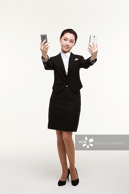 女人的不同姿态和情感图片素材