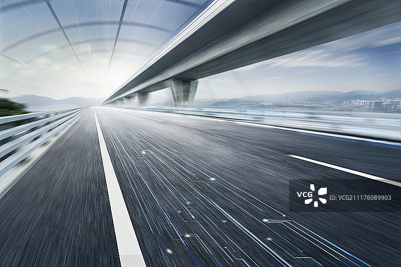 现代科技道路图片素材