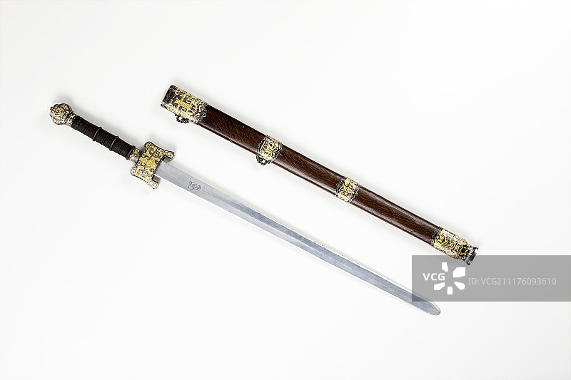 韩国传统刀剑与剑鞘图片素材