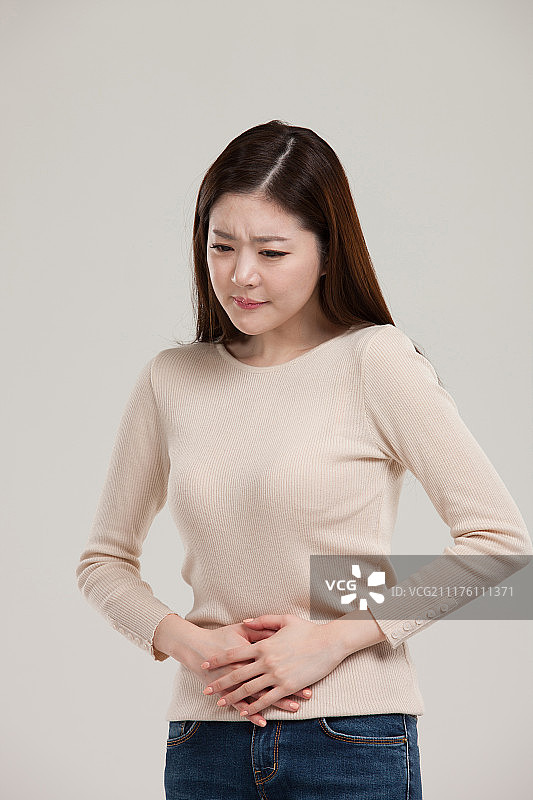 生病的女人图片素材