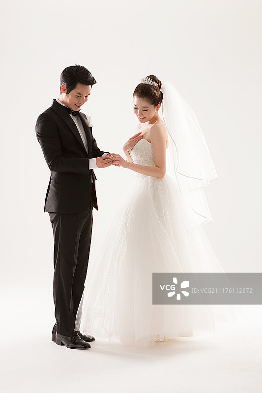 新郎新娘的婚礼图片素材