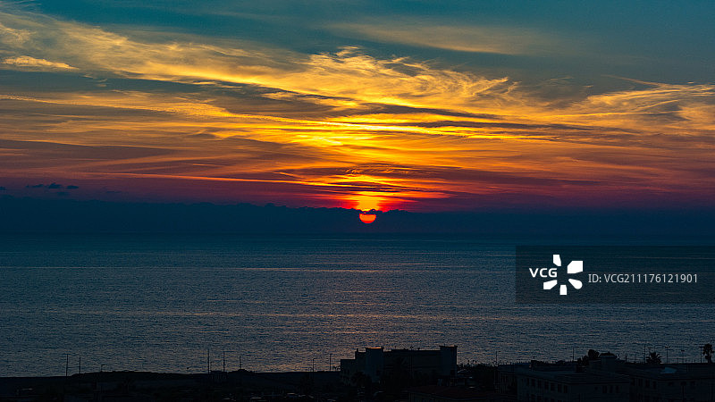 保拉的日落图片素材