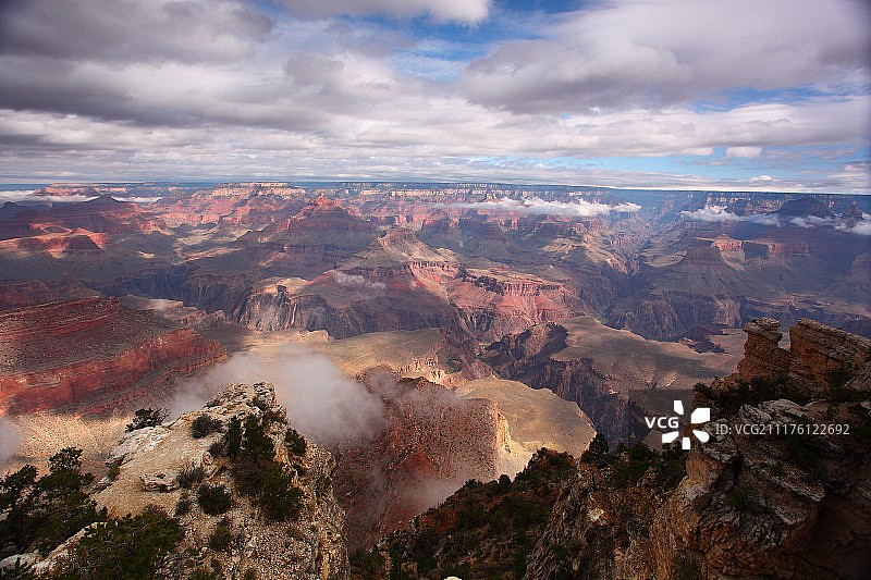 雄伟的峡谷风光图片素材