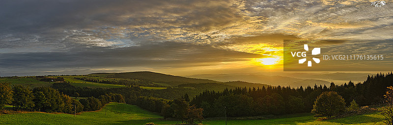 克鲁普卡的日落图片素材