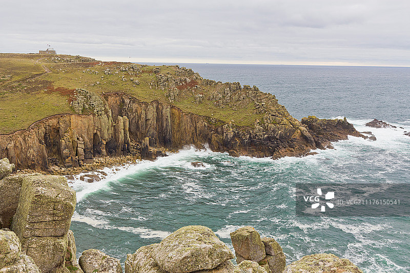 阴天时的格温纳普岬图片素材