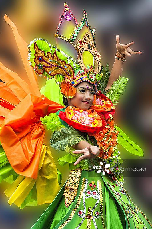 印度尼西亚东爪哇Jember时装节上的精致服饰图片素材