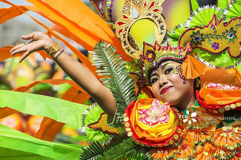 印尼东爪哇Jember时装节上的精致服装图片素材