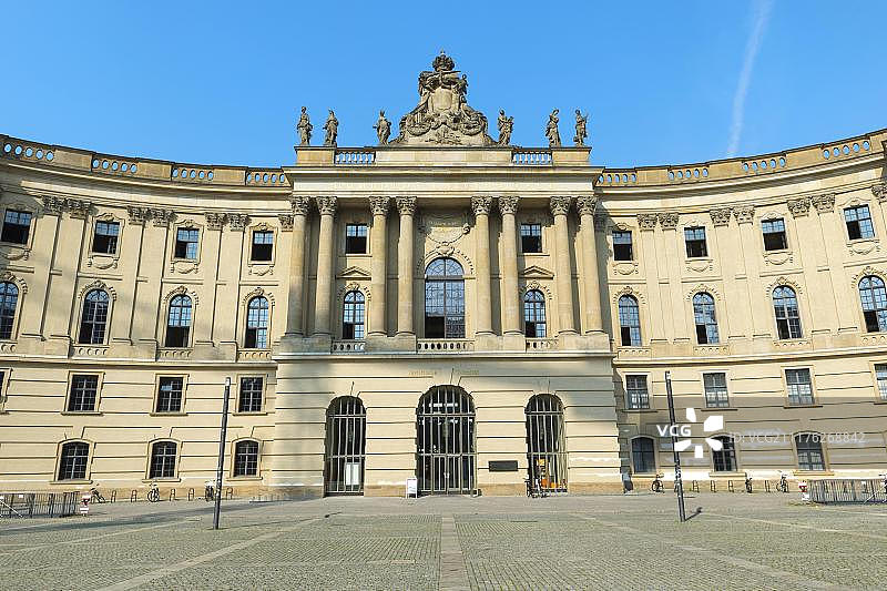 德国柏林洪堡大学旧图书馆图片素材