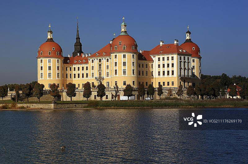 德国萨克森州莫里茨堡城堡图片素材