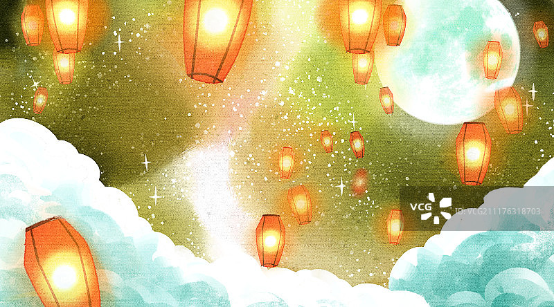 背景二十四节气系列之夏至图片素材