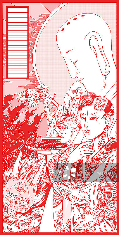 佛光普照图片素材