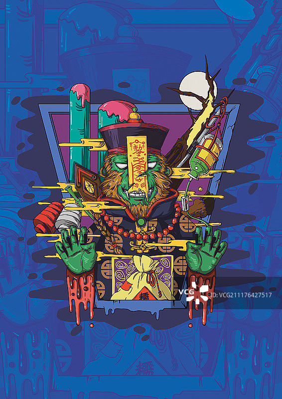 僵尸猩猩图片素材