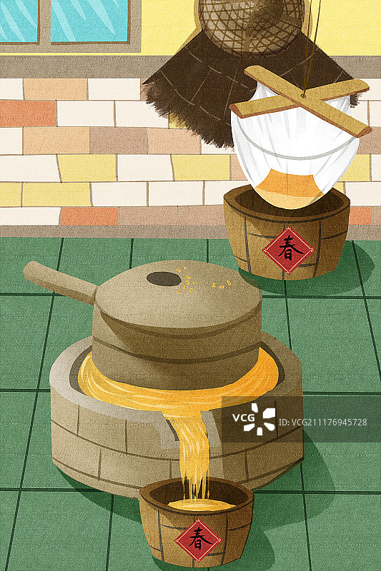 传统春节民俗场景系列图片素材