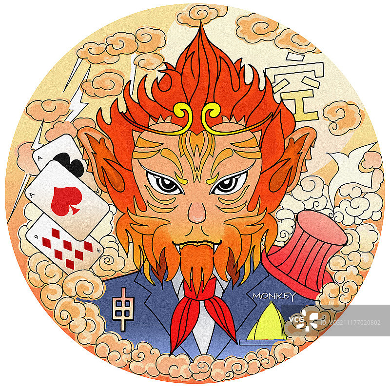 12生肖之悟空图片素材