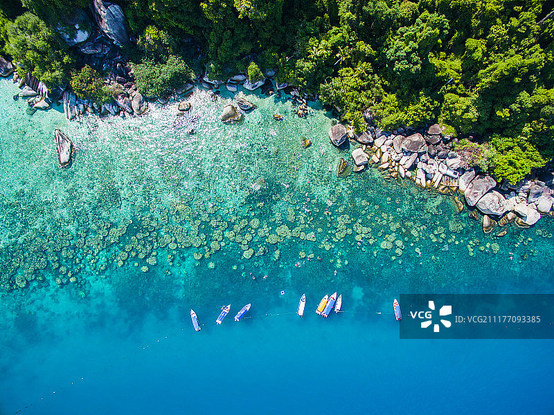 停泊岛海龟湾图片素材