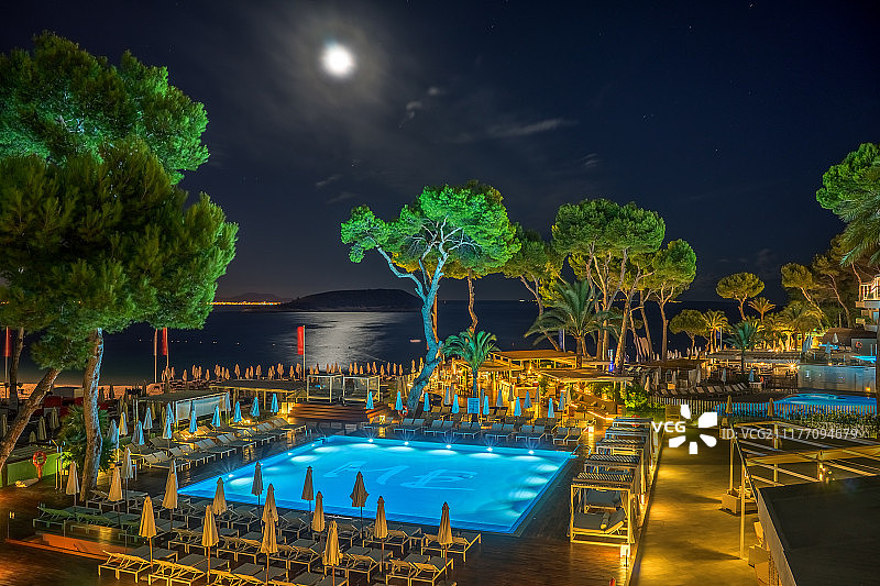 豪华游泳池图片素材