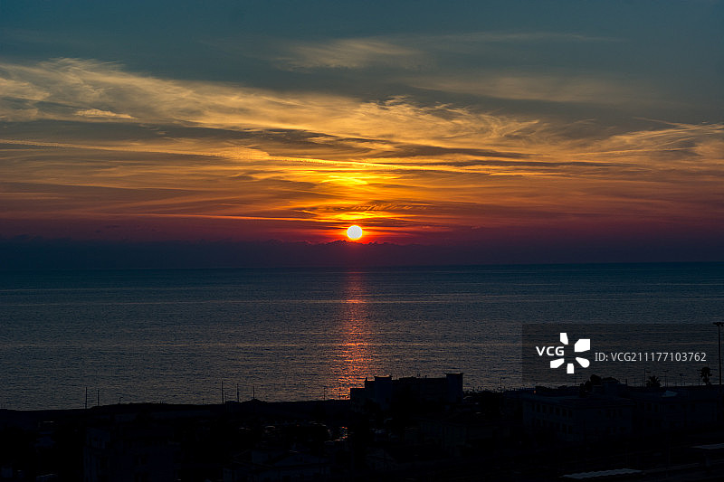 保拉日落图片素材