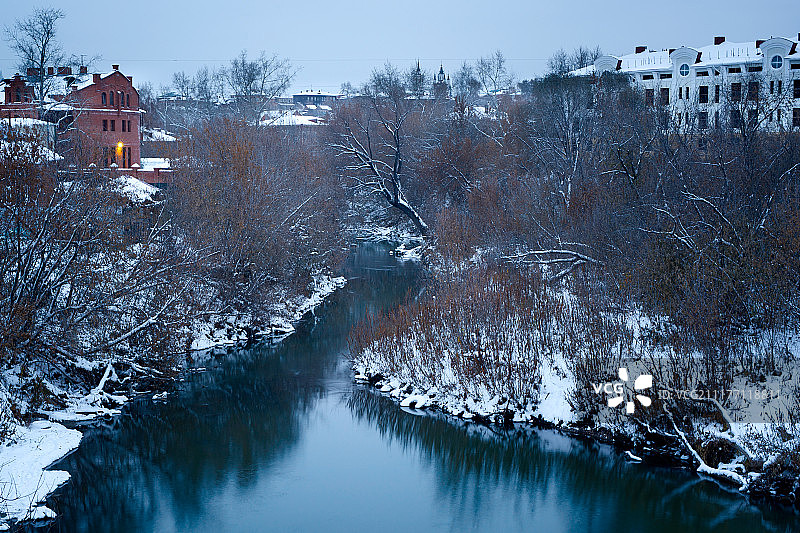 托木斯克镇旧址图片素材
