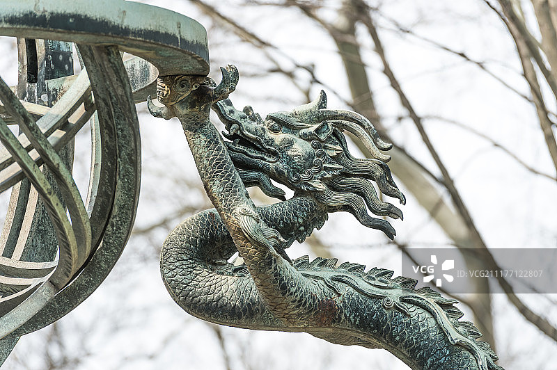 南京钟山风景名胜区紫金山浑天仪图片素材