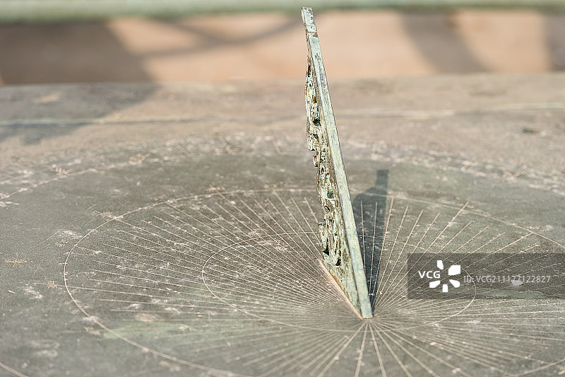 南京钟山风景名胜区日晷图片素材