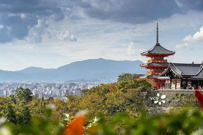 日本京都清水寺图片素材