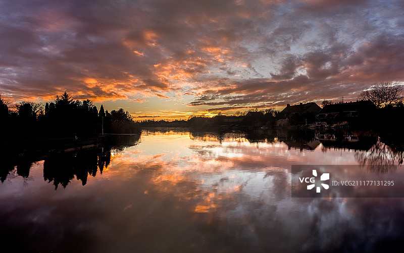 圣诞日落图片素材