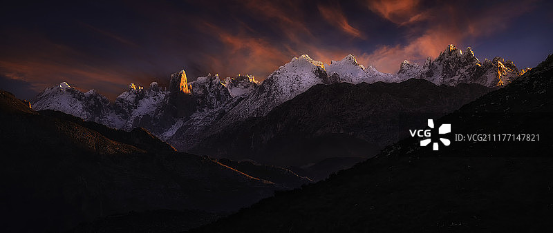 德富戈火山图片素材