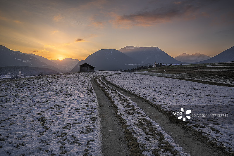 日落之后图片素材