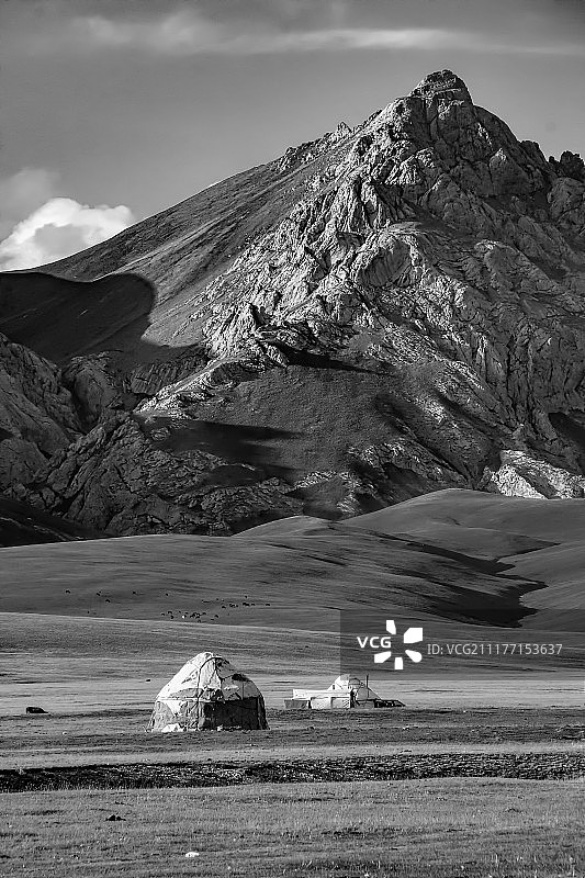 吉尔吉斯斯坦毡房系列图片素材